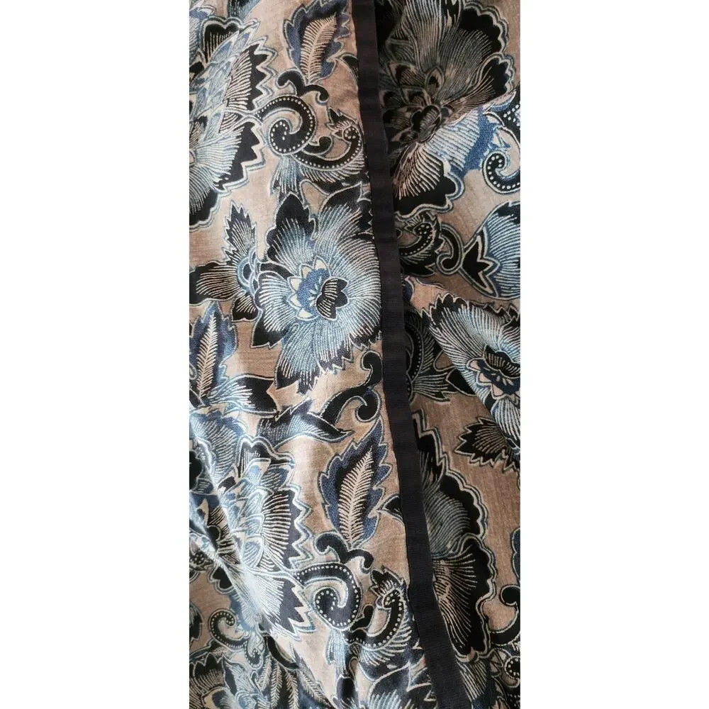 Ralph Lauren Journey's End Collection Rainey Navy Floral King Comforter 2 Shams
